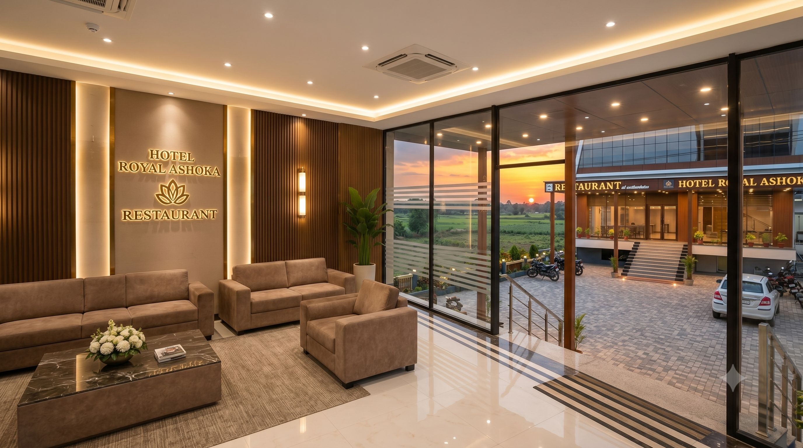 Luxury Suite Bed arrangement
